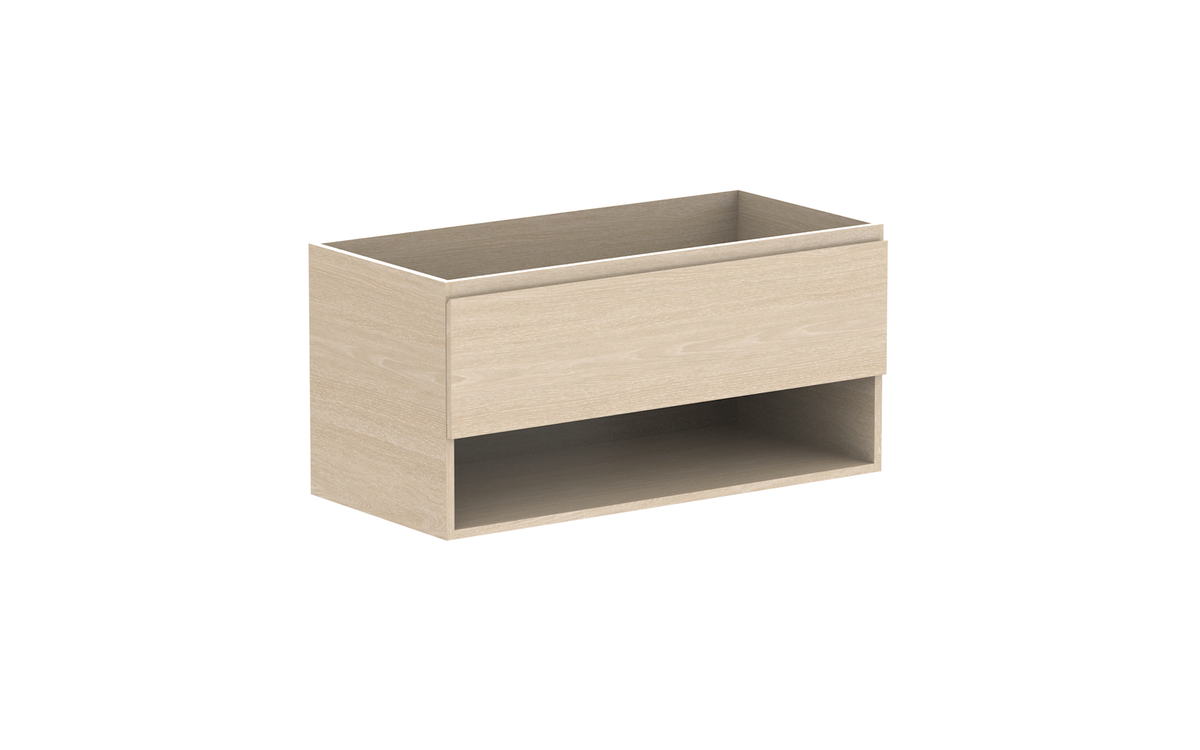 Glacier Shelf Slim 1050mm Wall Hung Vanity - Glacier Shelf, 1050 Slim, Wall Hung