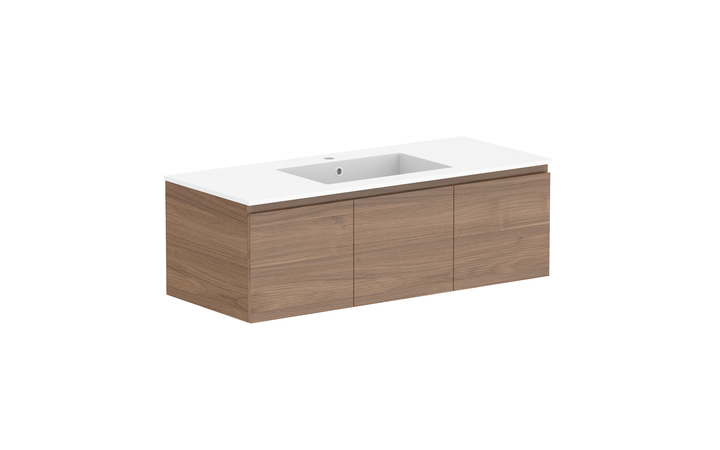 Glacier All-Door Slim 1200mm Wall Hung Vanity - Glacier All-Door, 1200 Slim, Wall Hung