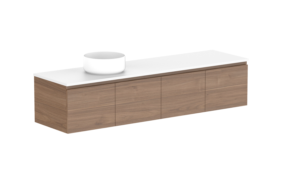 Glacier All-Door Slim 1800mm Wall Hung Vanity - Glacier All-Door, 1800 Slim, Wall Hung
