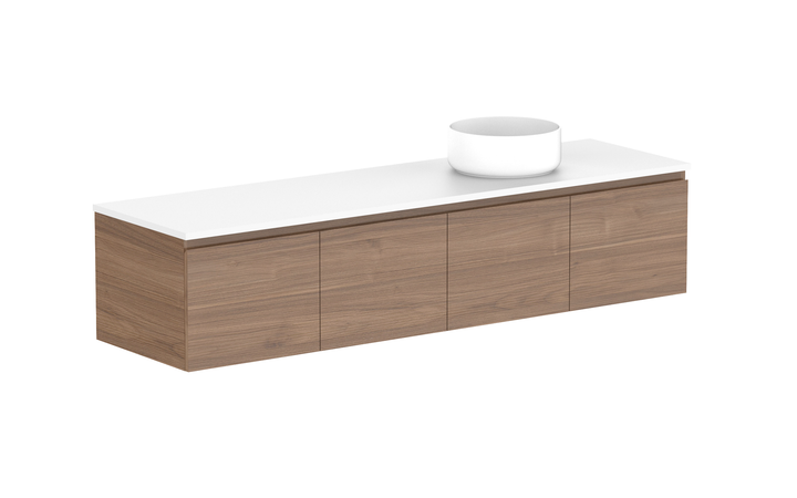 Glacier All-Door Slim 1800mm Wall Hung Vanity - Glacier All-Door, 1800 Slim, Wall Hung