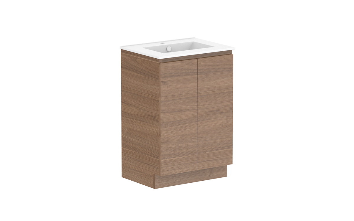 Glacier All-Door Trio 600mm Floor Mount Vanity - Glacier All-Door, 600 Trio, Floor Mount