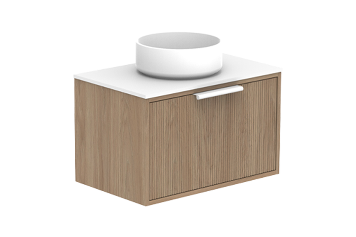 Clifton Ensuite Wall Hung Vanity, Clifton Ensuite 600 Wall Hung