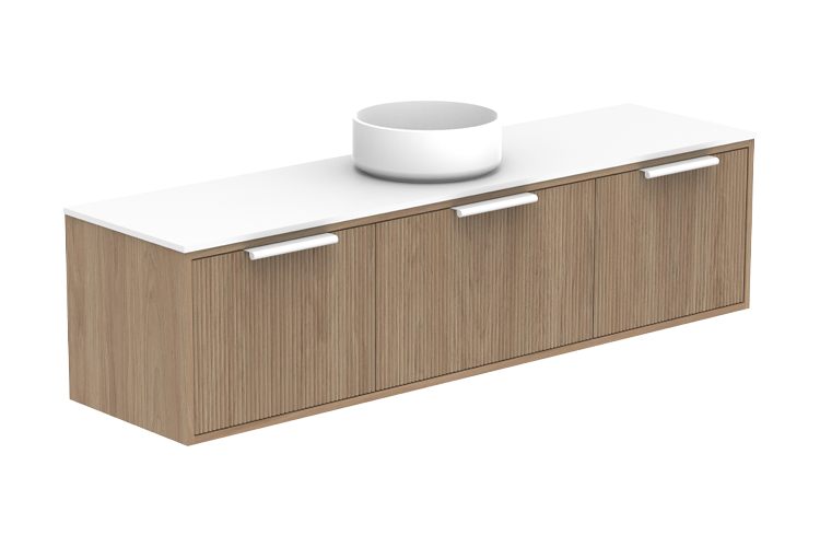Clifton Ensuite Wall Hung Vanity, Clifton Ensuite 1500 Wall Hung