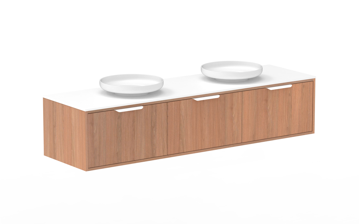 Clifton Wall Hung Vanity, Clifton 1800 Wall Hung