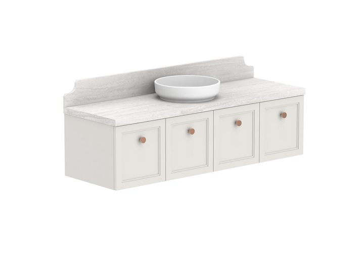 Mabel Full Depth Wall Hung Vanity, Mabel Full Depth 1500 Wall Hung
