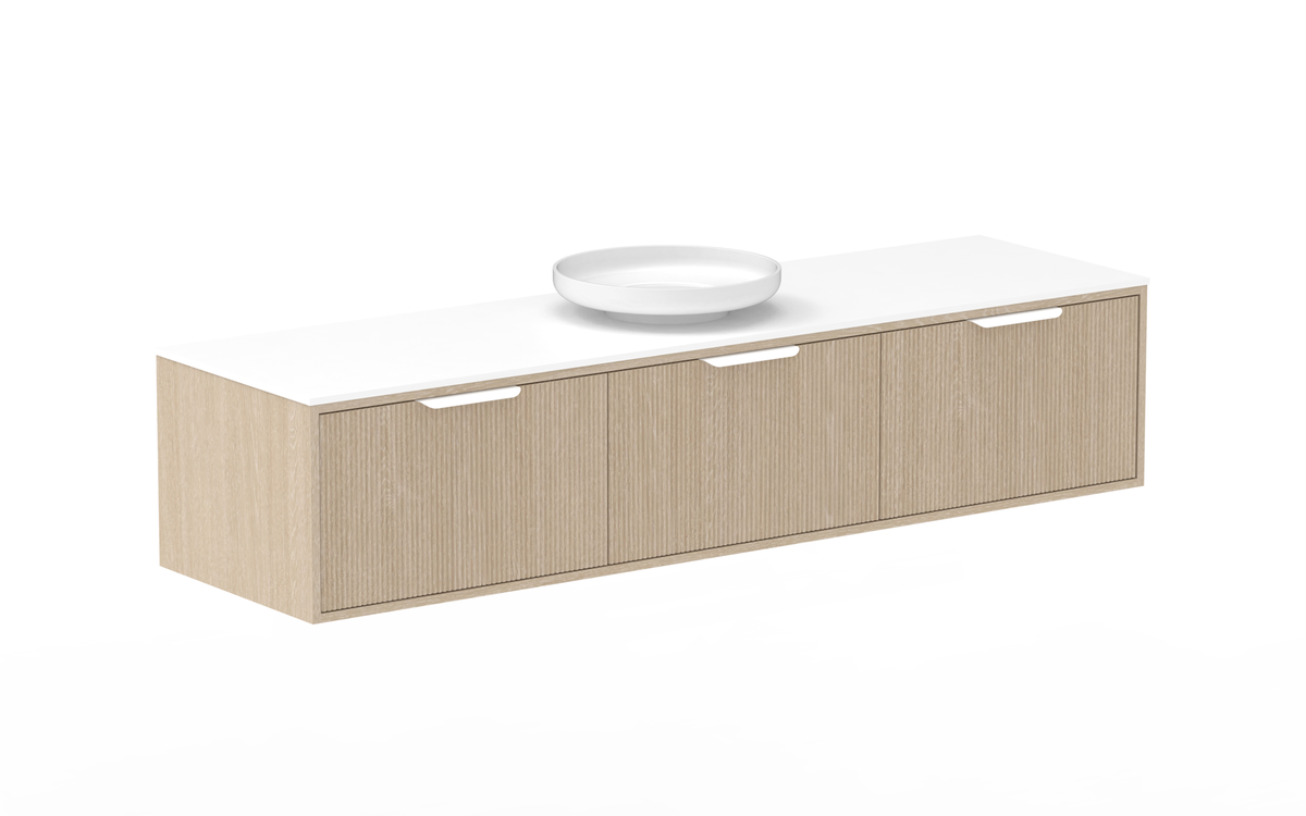 Clifton Wall Hung Vanity, Clifton 1800 Wall Hung