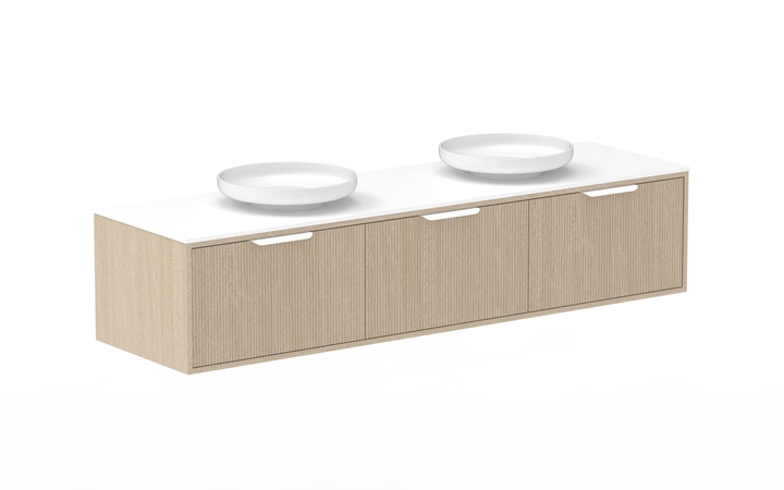 Clifton Wall Hung Vanity, Clifton 1800 Wall Hung
