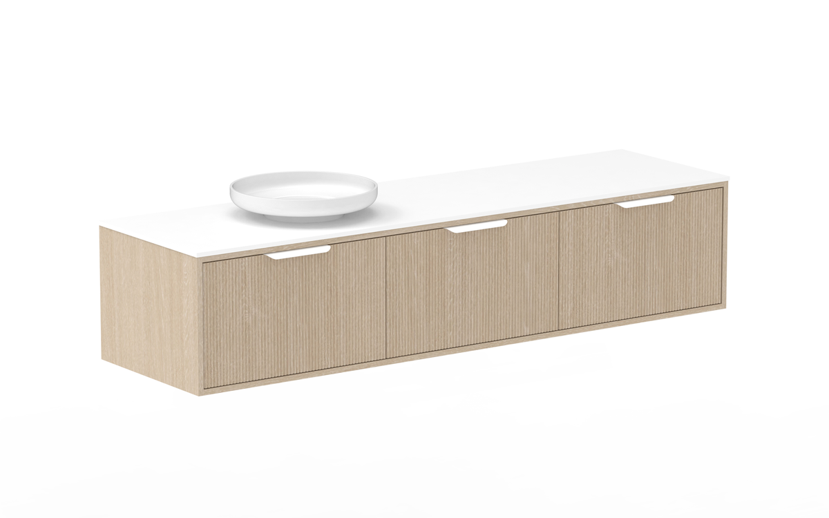 Clifton Wall Hung Vanity, Clifton 1800 Wall Hung