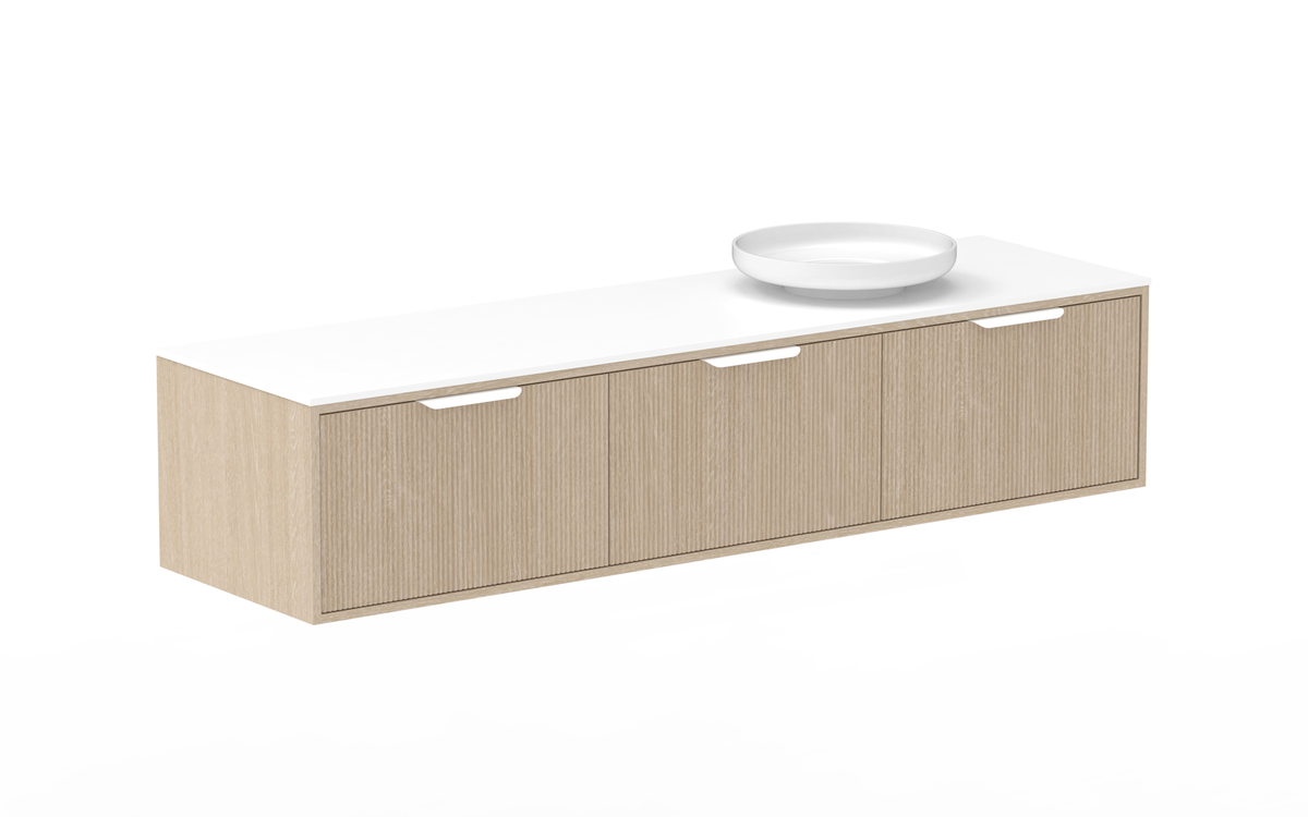 Clifton Wall Hung Vanity, Clifton 1800 Wall Hung