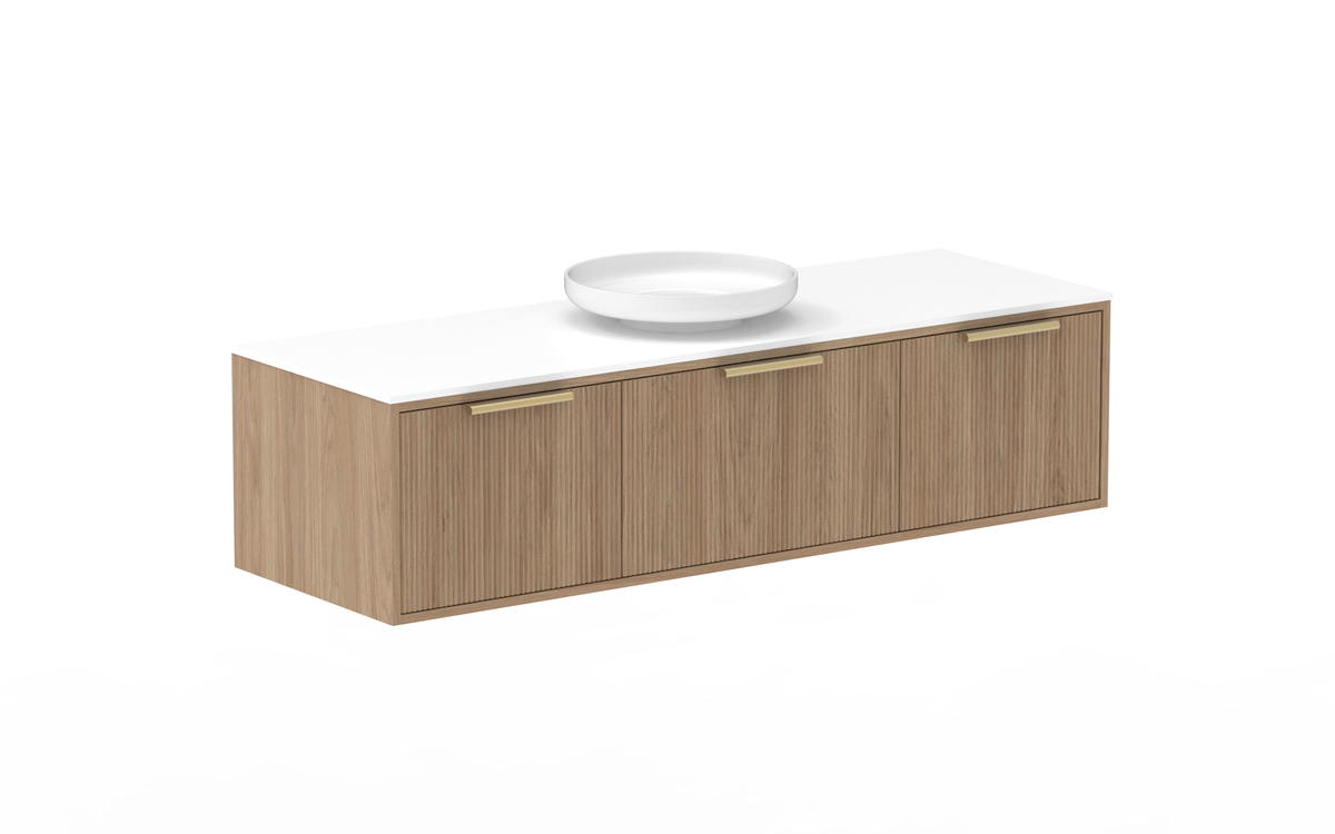 Clifton Wall Hung Vanity, Clifton 1500 Wall Hung