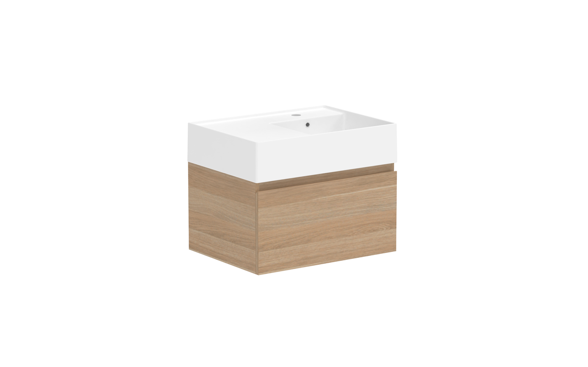 Capri Wall Hung Vanity, Capri 600 Wall Hung