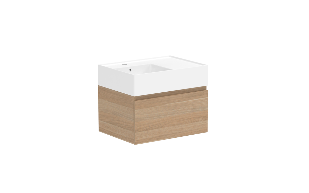 Capri Wall Hung Vanity, Capri 600 Wall Hung