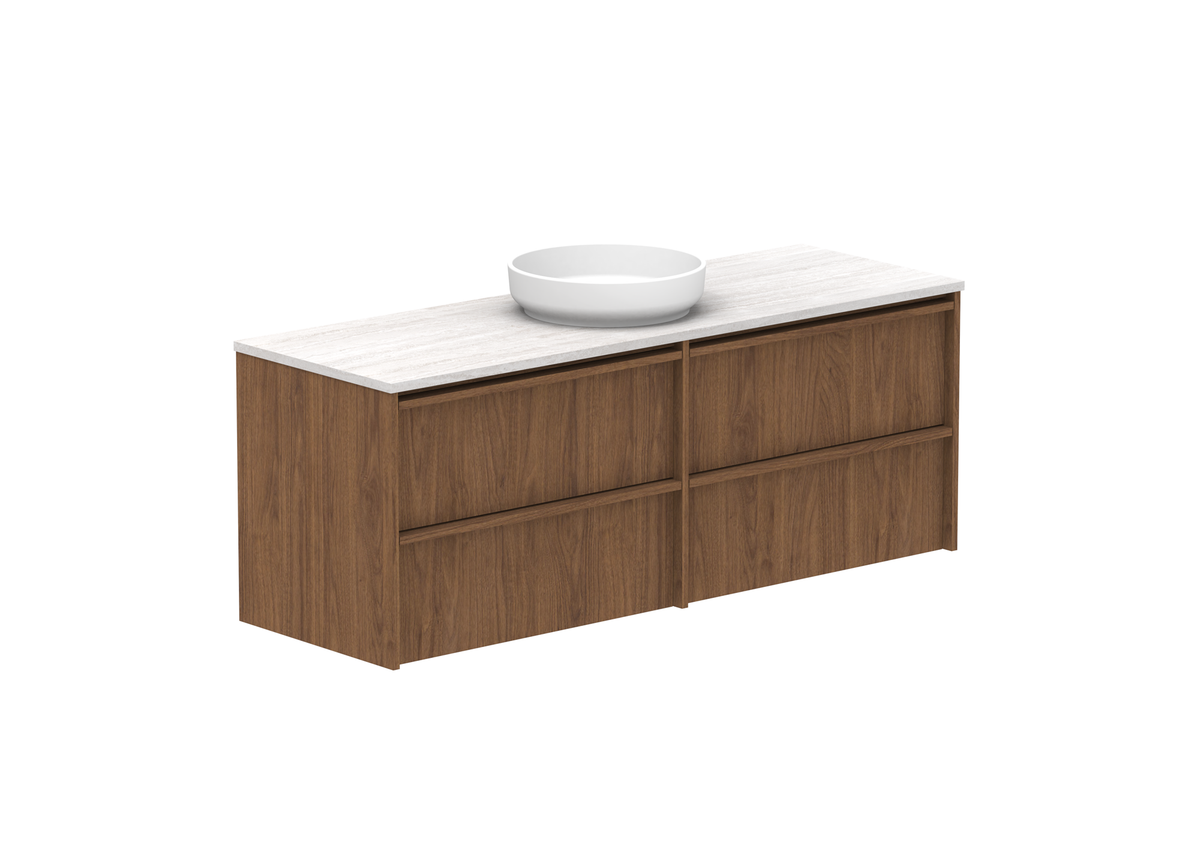Eli Full Depth Wall Hung Vanity, Eli Full Depth 1500 Wall Hung