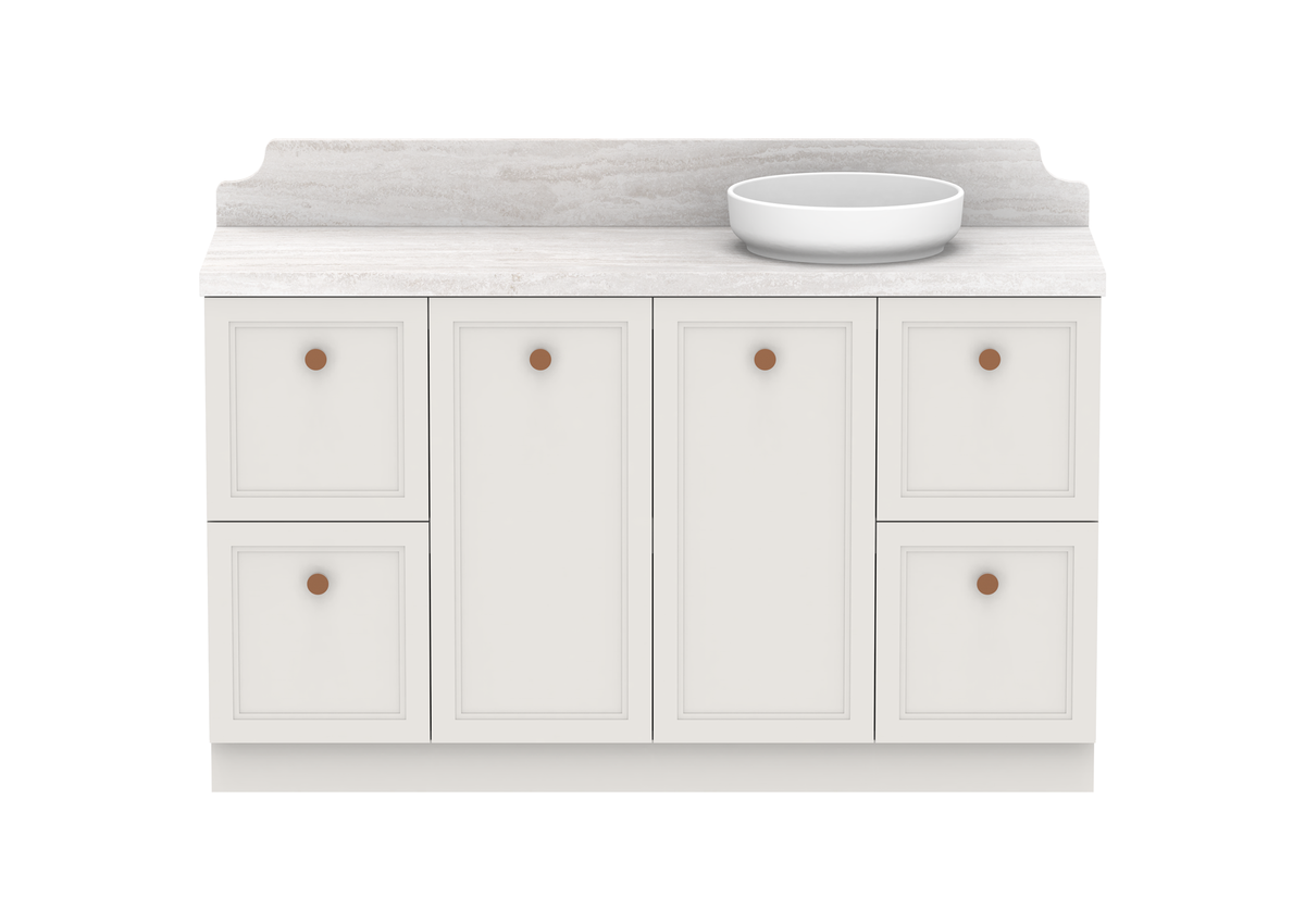 Mabel Full Depth Floor Mount Vanity, Mabel Full Depth 1500 Floor Mount