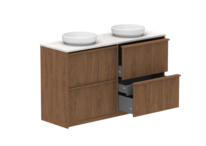 Eli Full Depth Floor Mount Vanity, Eli Full Depth 1500 Floor Mount