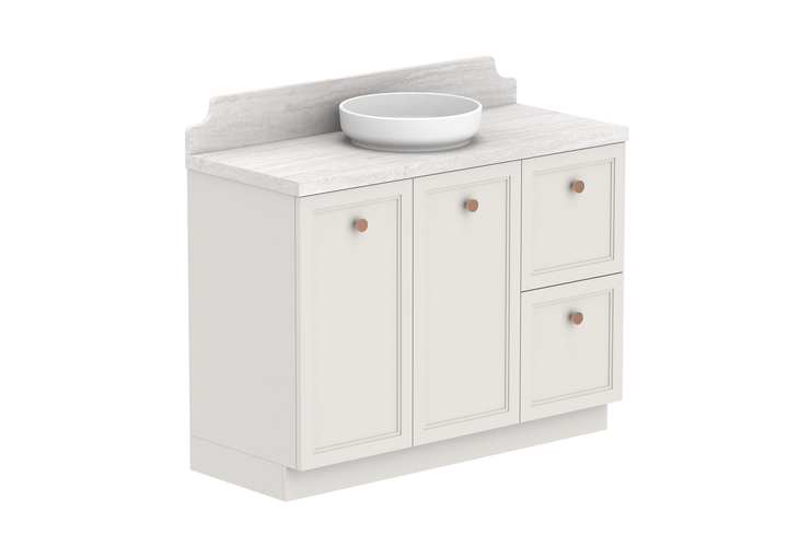 Mabel Full Depth Floor Mount Vanity, Mabel Full Depth 1200 Floor Mount