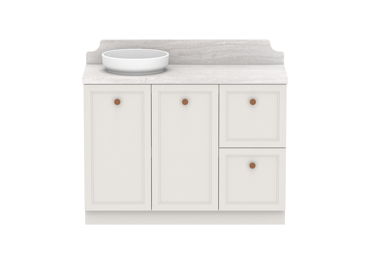 Mabel Full Depth Floor Mount Vanity, Mabel Full Depth 1200 Floor Mount