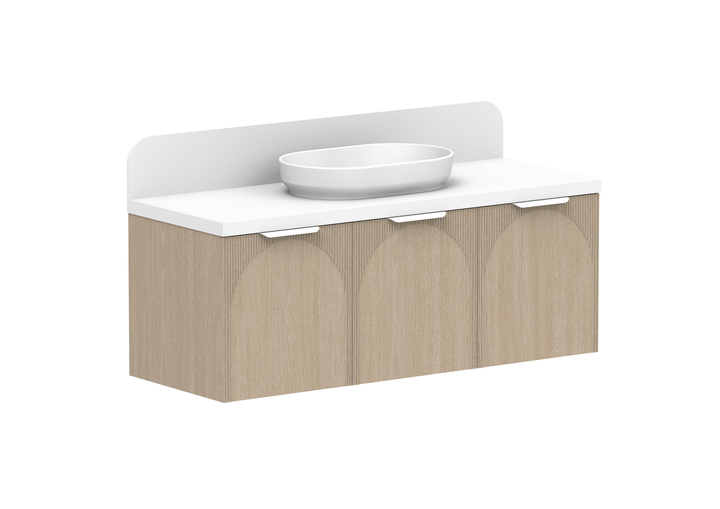 Archie Wall Hung Vanity, Archie 1350 All-Door