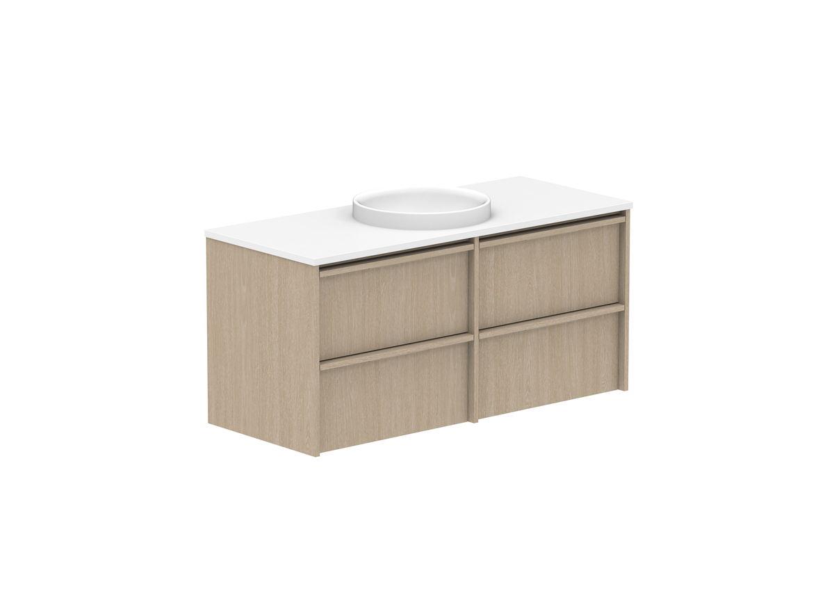 Eli Full Depth Wall Hung Vanity, Eli Full Depth 1200 Wall Hung