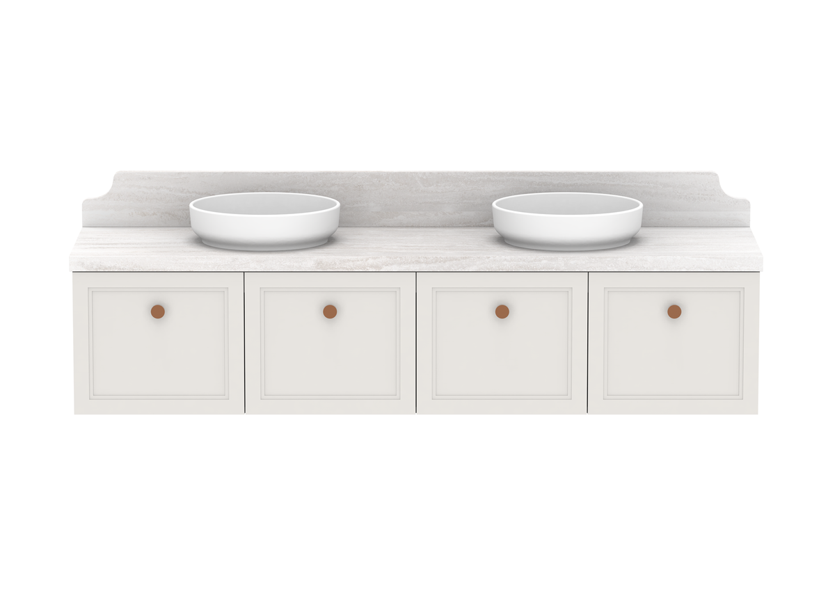 Mabel Full Depth Wall Hung Vanity, Mabel Full Depth 1800 Wall Hung