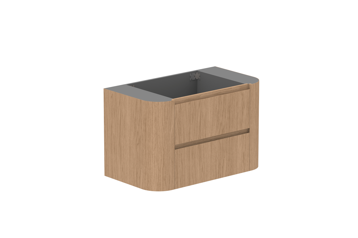 Thea Wall Hung Vanity 900mm Boston Oak
