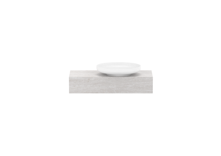 Michel Semi-Recessed Wall Hung Vanity, Michel Semi-Recessed 750 Wall Hung