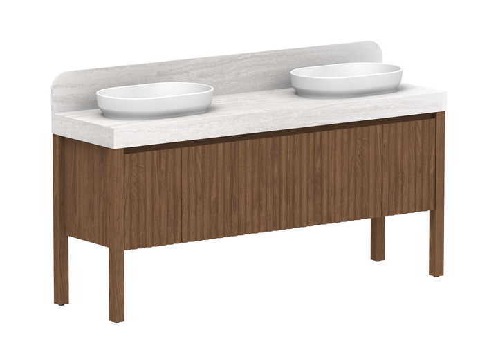 Harper Vanity - Harper 1800 With Legs (Floor Mount)