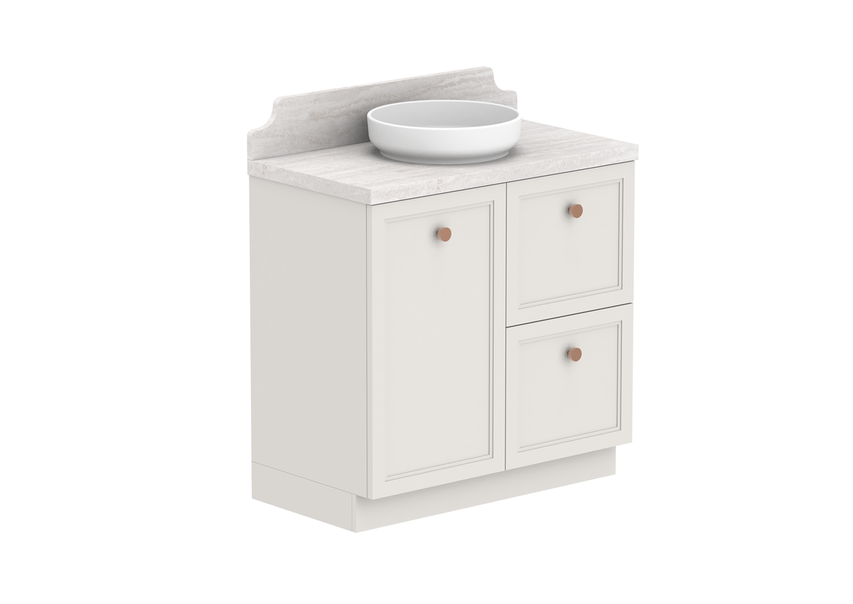 Mabel Full Depth Floor Mount Vanity, Mabel Full Depth 900 Floor Mount