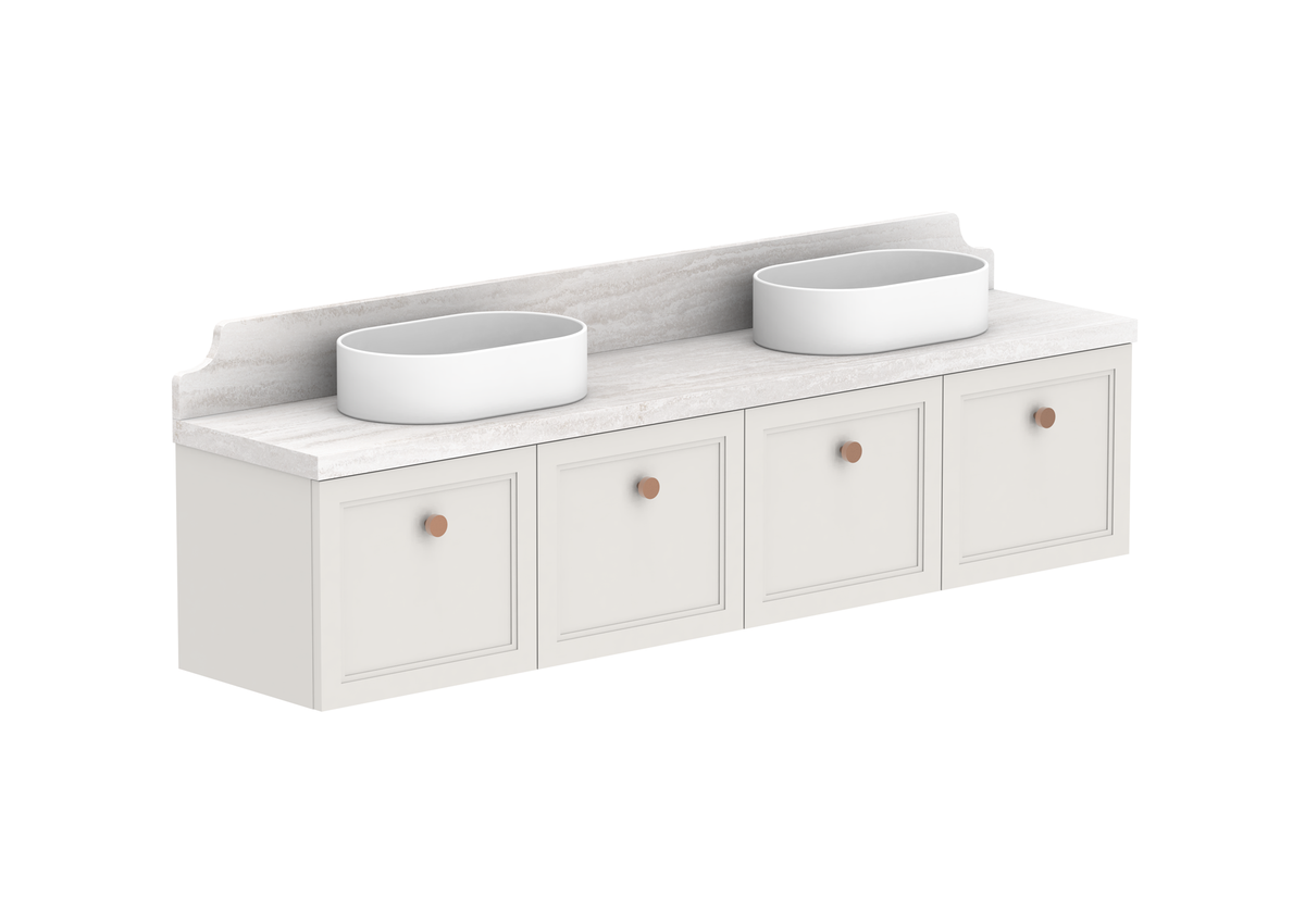 Mabel Ensuite Wall Hung Vanity, Mabel Ensuite 1800 Wall Hung