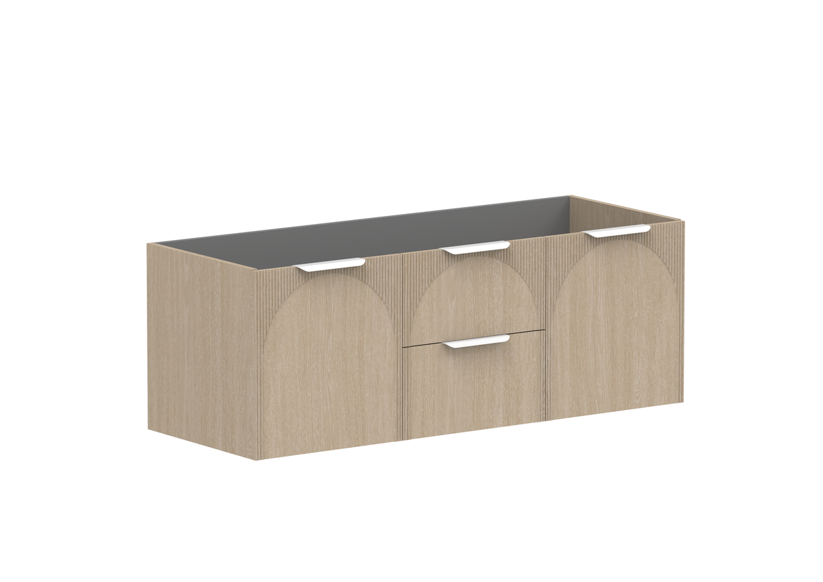 Archie Wall Hung Vanity 1350mm Coastal Oak