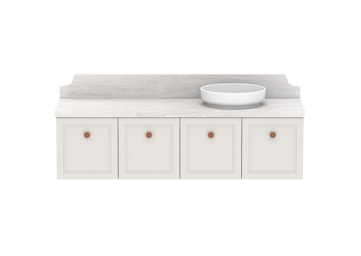 Mabel Full Depth Wall Hung Vanity, Mabel Full Depth 1500 Wall Hung