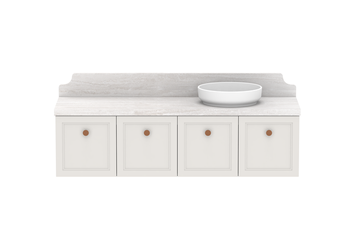 Mabel Full Depth Wall Hung Vanity, Mabel Full Depth 1500 Wall Hung