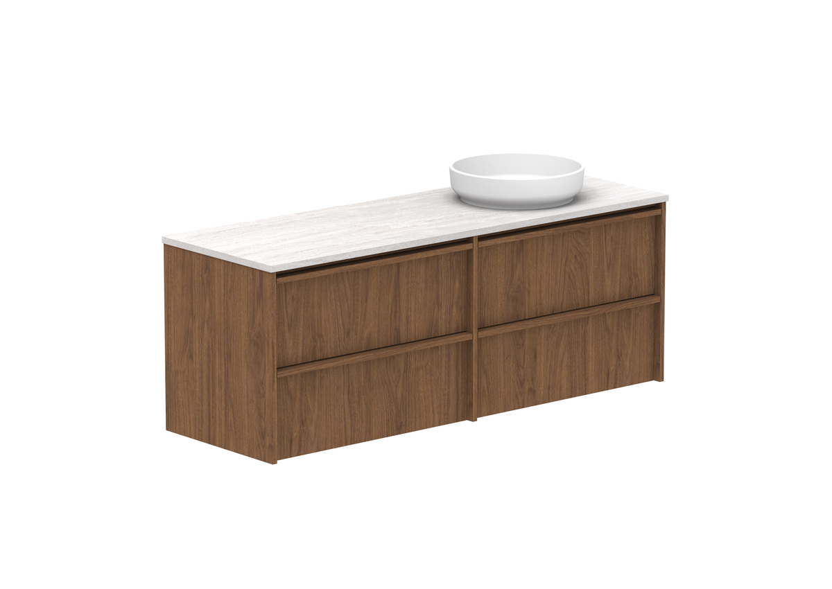 Eli Full Depth Wall Hung Vanity, Eli Full Depth 1500 Wall Hung