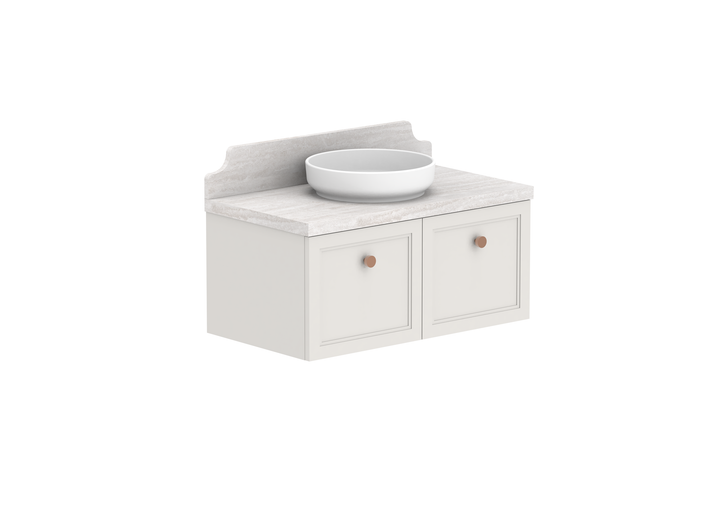 Mabel Full Depth Wall Hung Vanity, Mabel Full Depth 900 Wall Hung