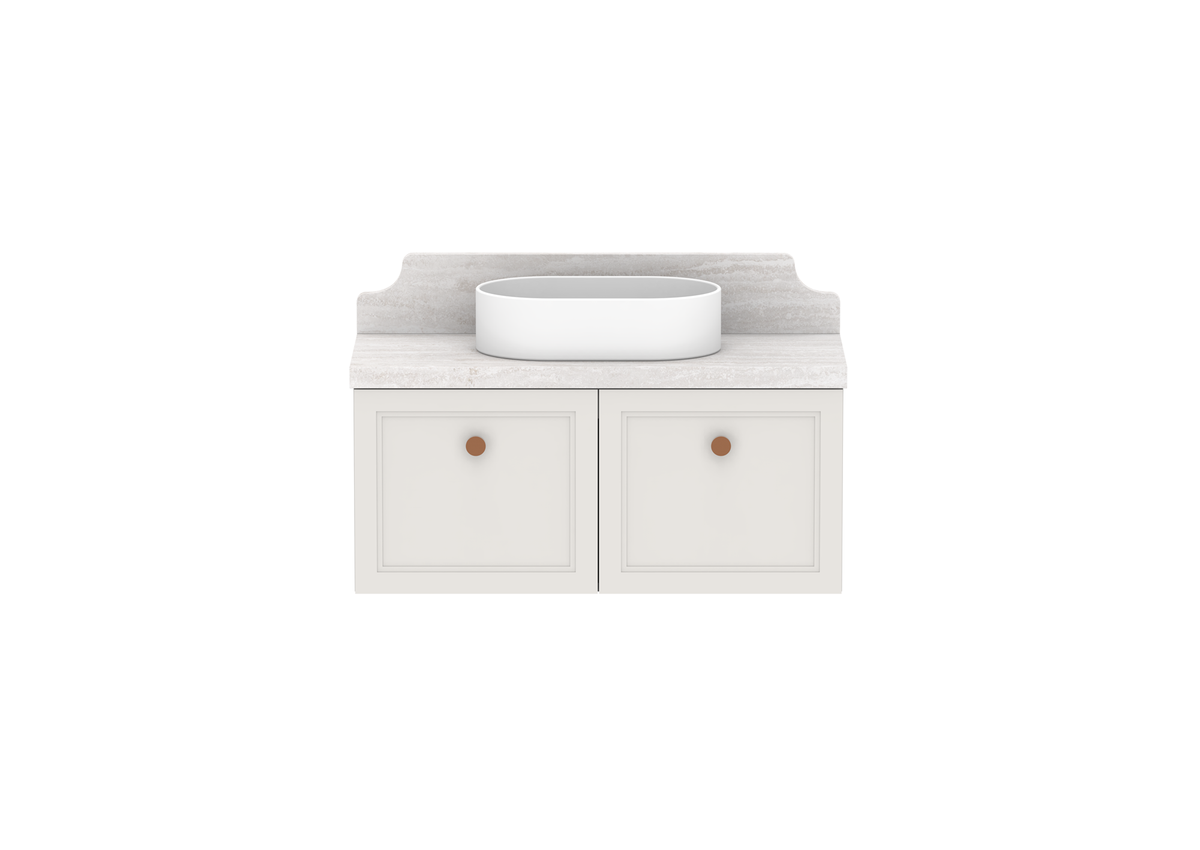 Mabel Ensuite Wall Hung Vanity, Mabel Ensuite 900 Wall Hung