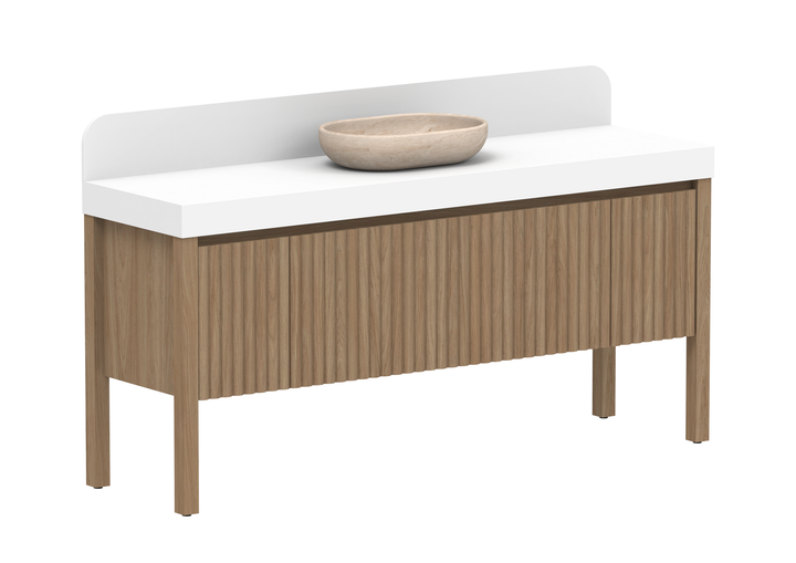 Harper Vanity - Harper 1800 With Legs (Floor Mount)