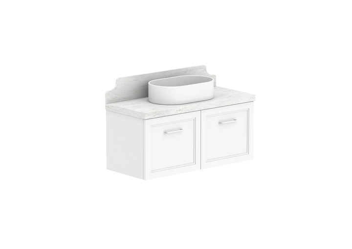 Mabel Ensuite Wall Hung Vanity, Mabel Ensuite 900 Wall Hung
