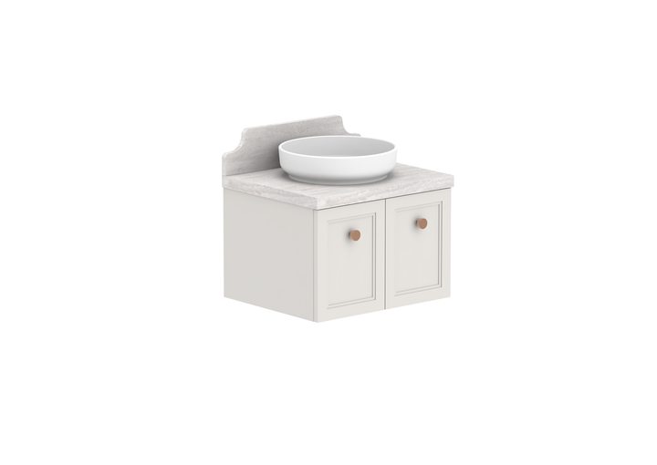 Mabel Full Depth Wall Hung Vanity, Mabel Full Depth 600 Wall Hung