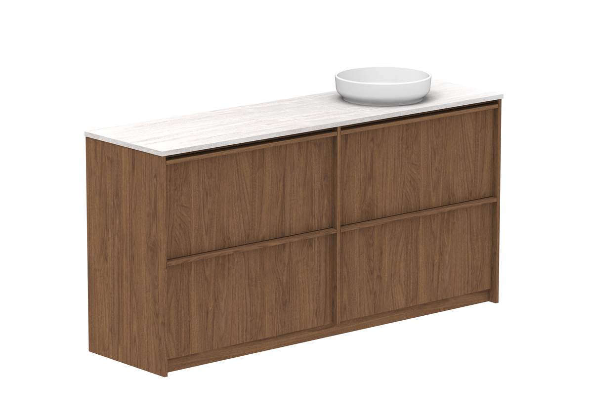 Eli Full Depth Floor Mount Vanity, Eli Full Depth 1800 Floor Mount