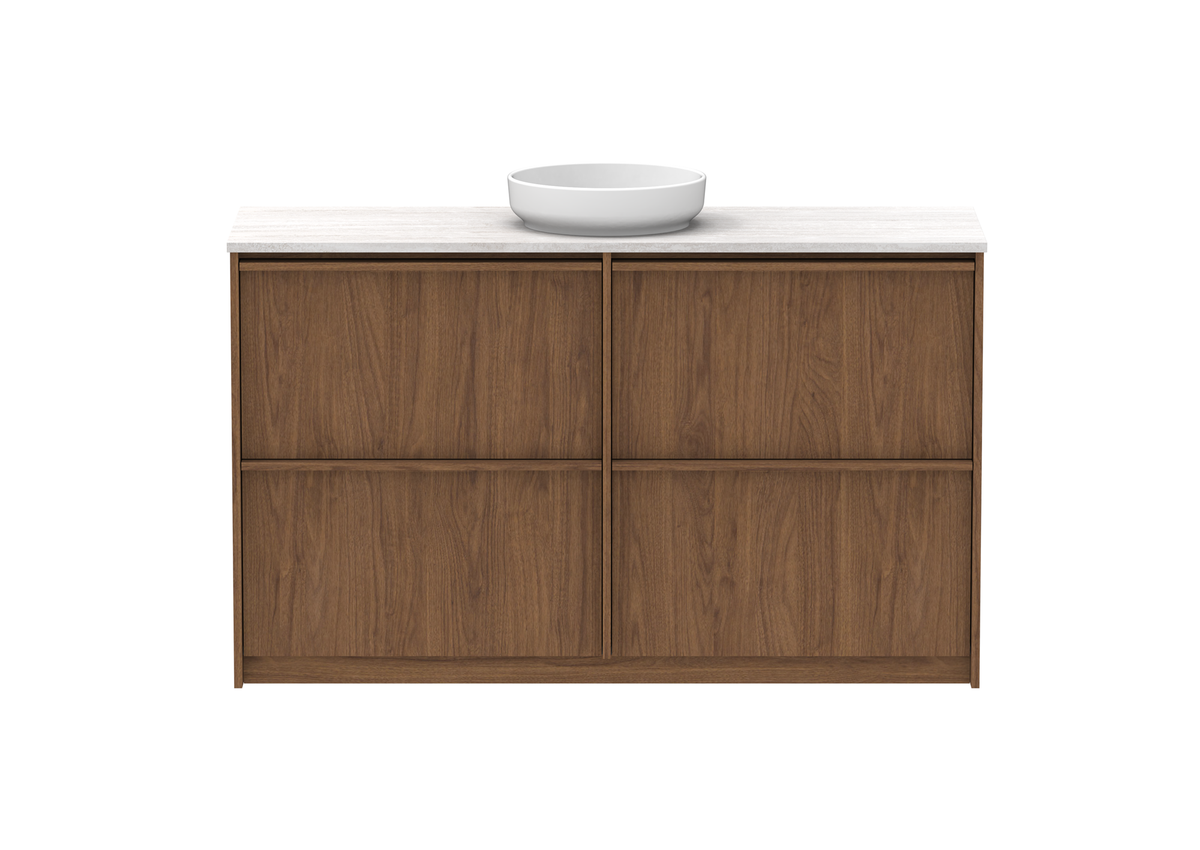 Eli Full Depth Floor Mount Vanity, Eli Full Depth 1500 Floor Mount