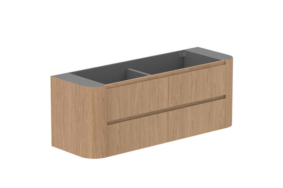 Thea Wall Hung Vanity 1500mm Boston Oak