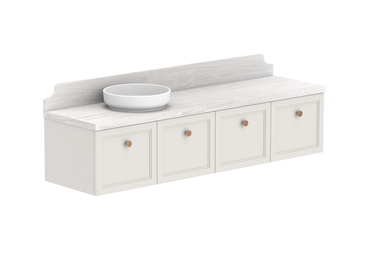 Mabel Full Depth Wall Hung Vanity, Mabel Full Depth 1800 Wall Hung