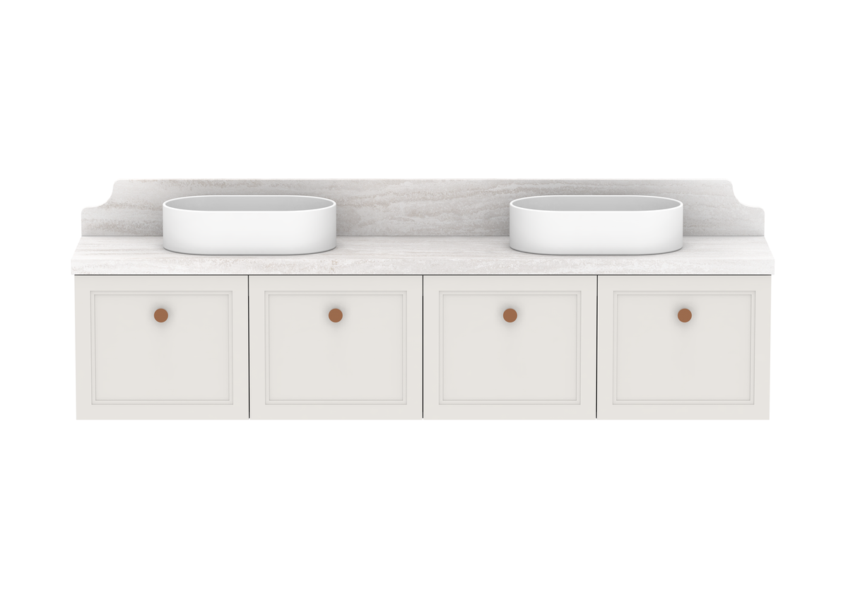 Mabel Ensuite Wall Hung Vanity, Mabel Ensuite 1800 Wall Hung