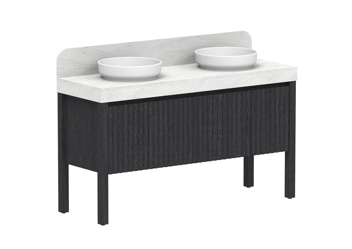 Harper Vanity - Harper 1500 With Legs (Floor Mount)