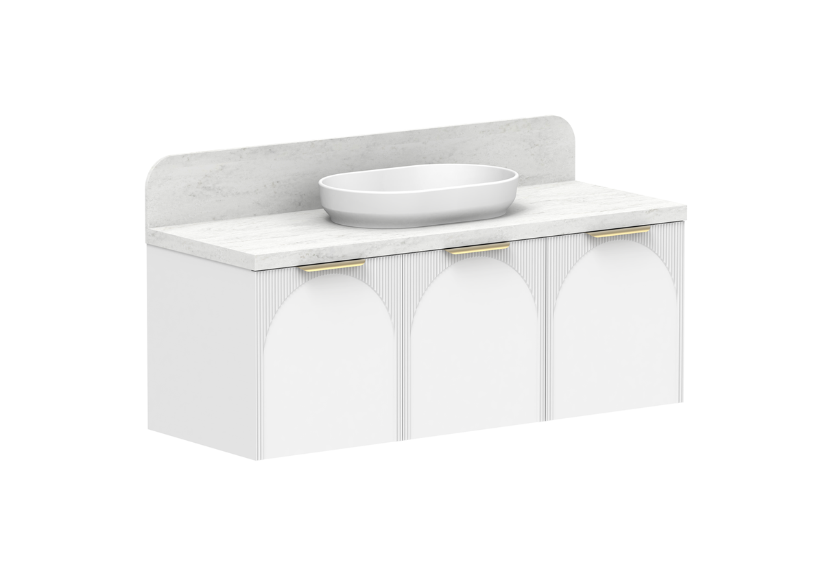 Archie Wall Hung Vanity, Archie 1350 All-Door
