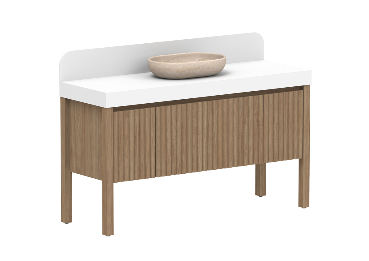 Harper Vanity, Harper 1500 With Legs (Floor Mount)