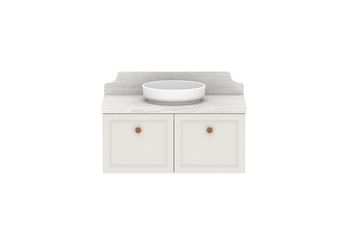 Mabel Full Depth Wall Hung Vanity, Mabel Full Depth 900 Wall Hung