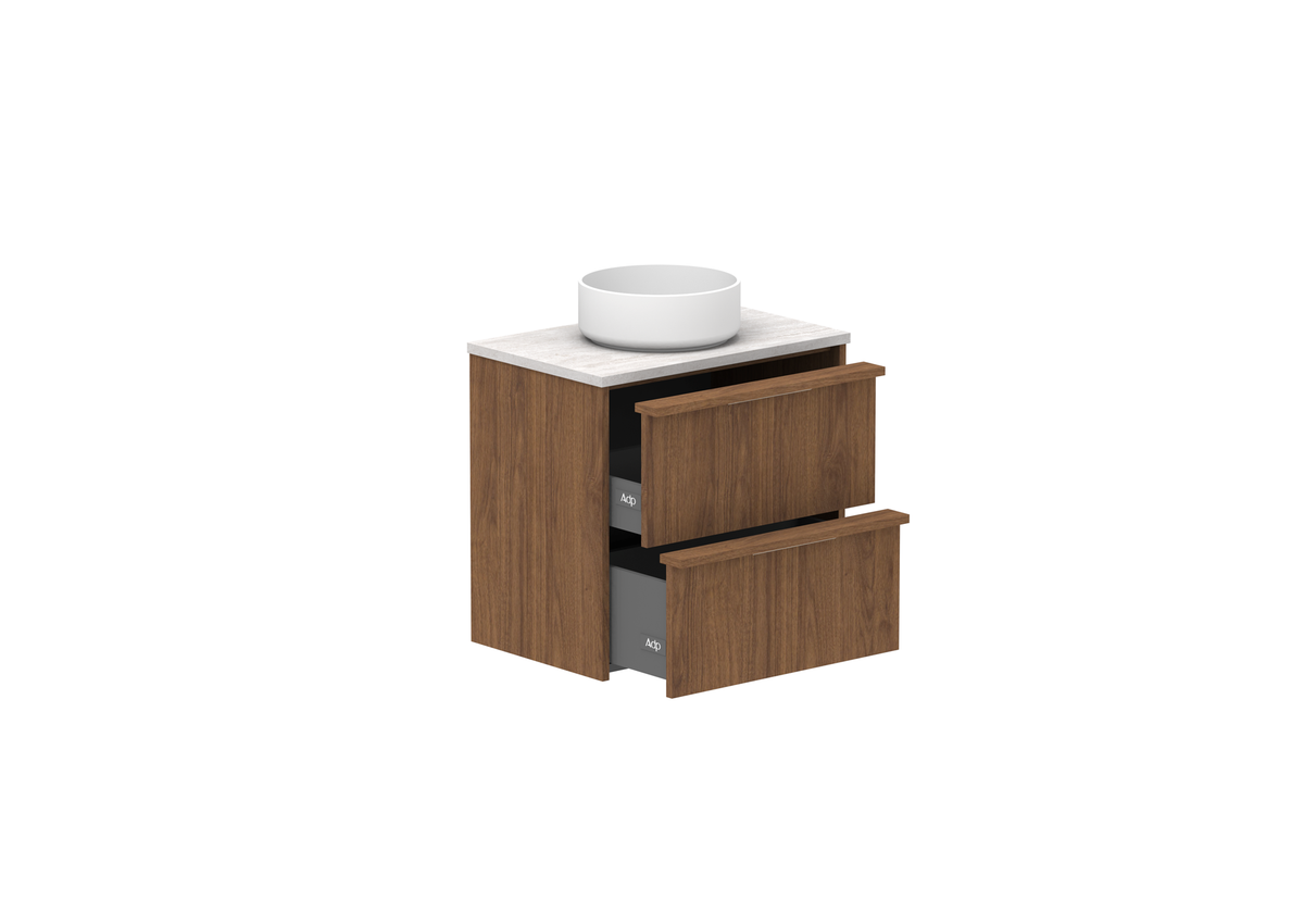 Eli Ensuite Wall Hung Vanity, Eli Ensuite 600 Wall Hung