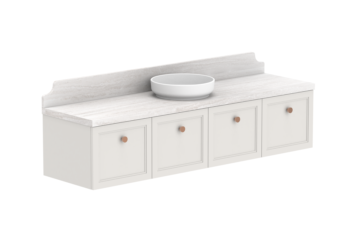 Mabel Full Depth Wall Hung Vanity, Mabel Full Depth 1800 Wall Hung