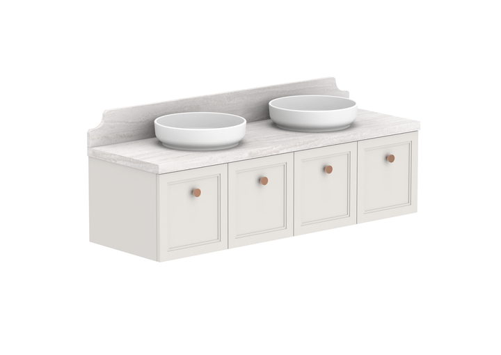 Mabel Full Depth Wall Hung Vanity, Mabel Full Depth 1500 Wall Hung